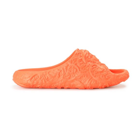 Versace Men\'s Orange Baroque Medusa Head Embossed Pool Slide Flip Flops Shoes main image 6